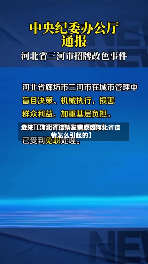 近来【河北省疫情发病原因河北省疫情怎么引起的】-第2张图片