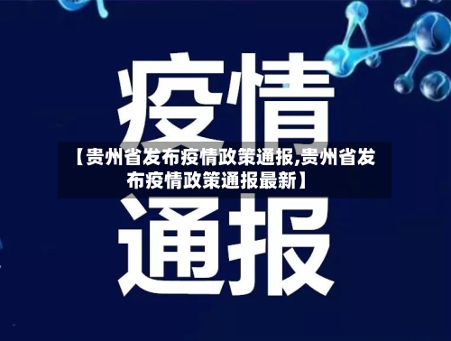 【贵州省发布疫情政策通报,贵州省发布疫情政策通报最新】-第3张图片
