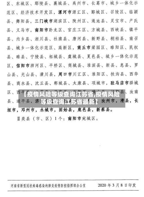 【疫情风险等级查询江苏省,疫情风险等级查询江苏省最新】-第3张图片